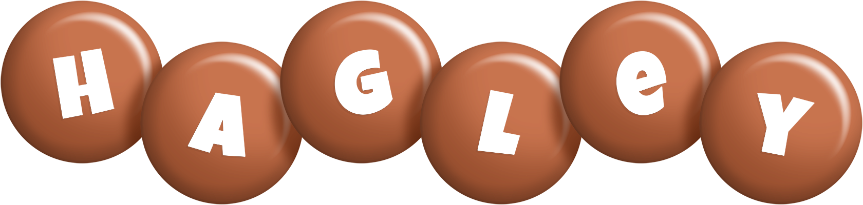 Hagley candy-brown logo