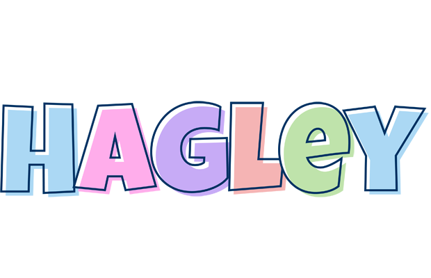 Hagley pastel logo