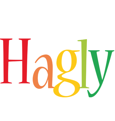 Hagly birthday logo