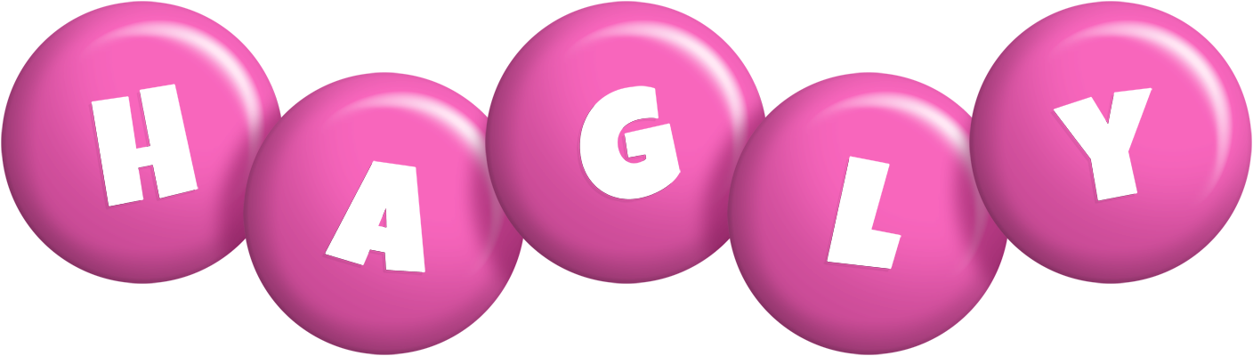 Hagly candy-pink logo