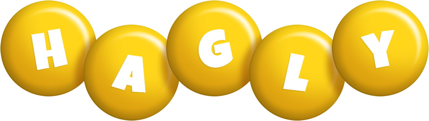 Hagly candy-yellow logo