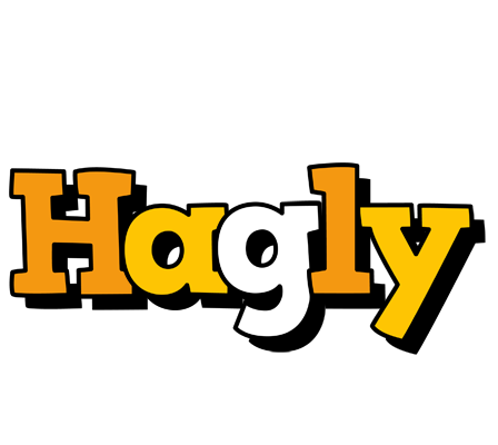 Hagly cartoon logo
