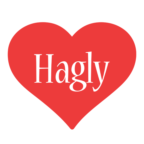 Hagly love logo