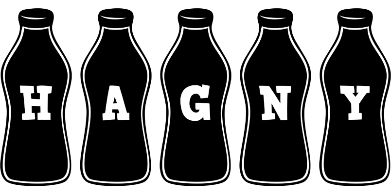 Hagny bottle logo