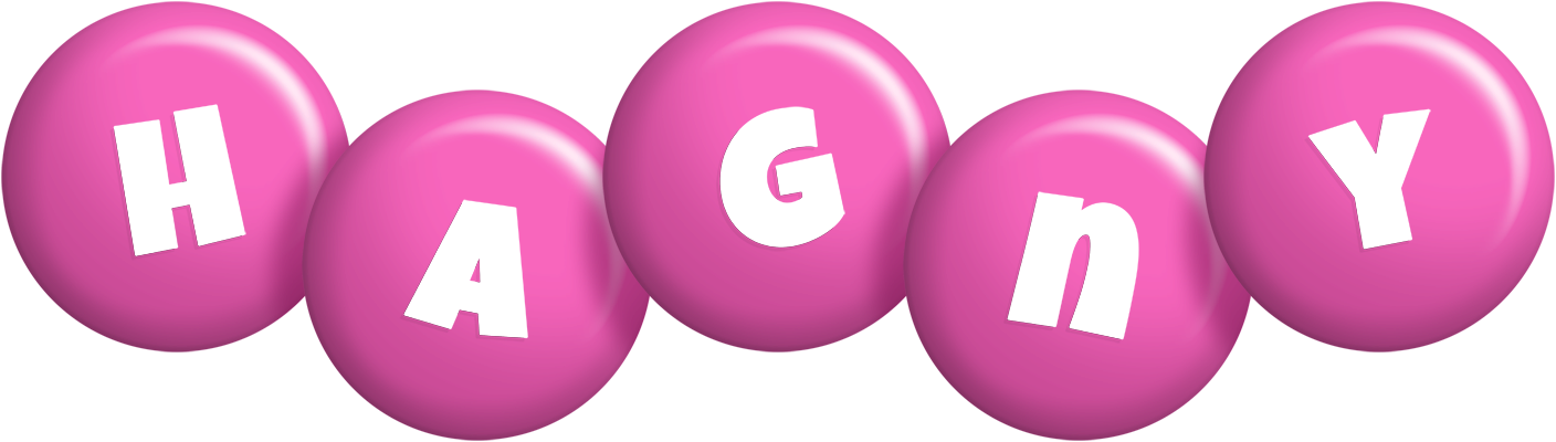 Hagny candy-pink logo