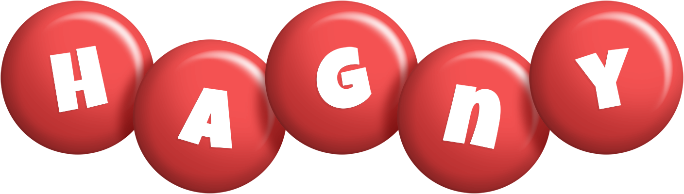 Hagny candy-red logo
