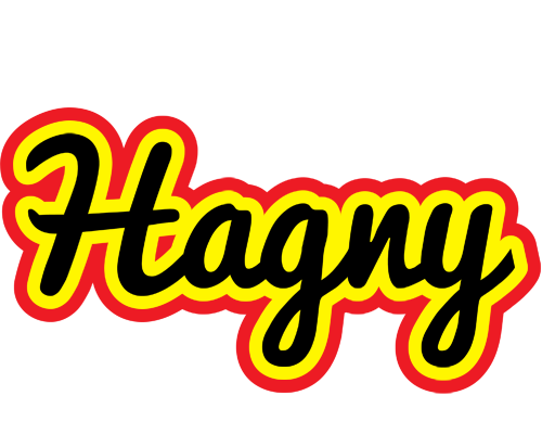 Hagny flaming logo
