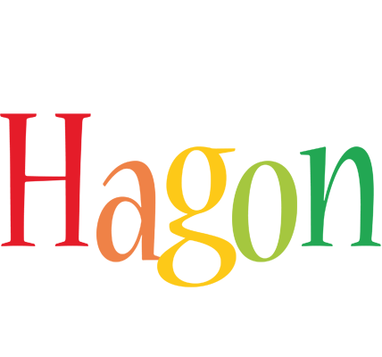 Hagon birthday logo