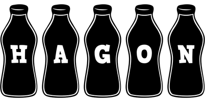 Hagon bottle logo