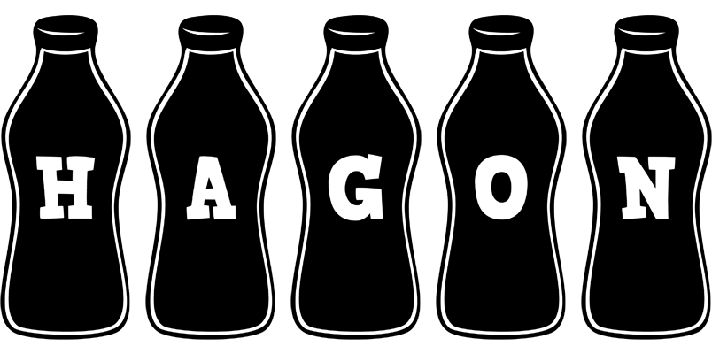 Hagon bottle logo