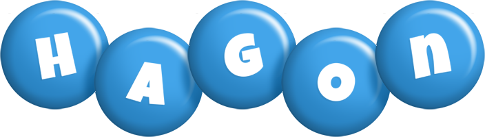 Hagon candy-blue logo