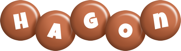 Hagon candy-brown logo