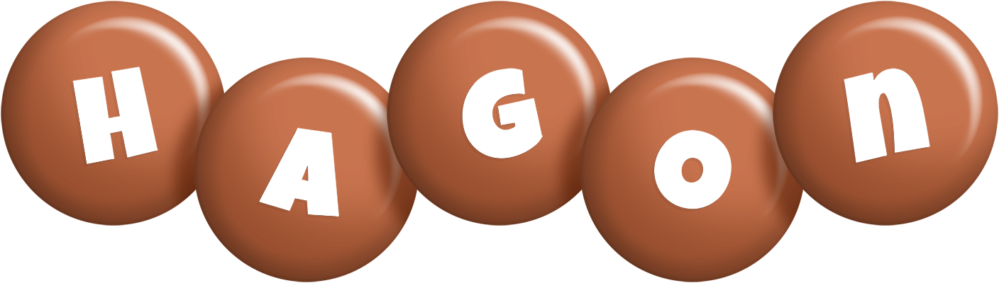Hagon candy-brown logo