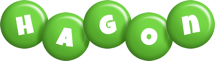 Hagon candy-green logo