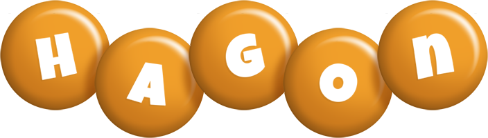 Hagon candy-orange logo