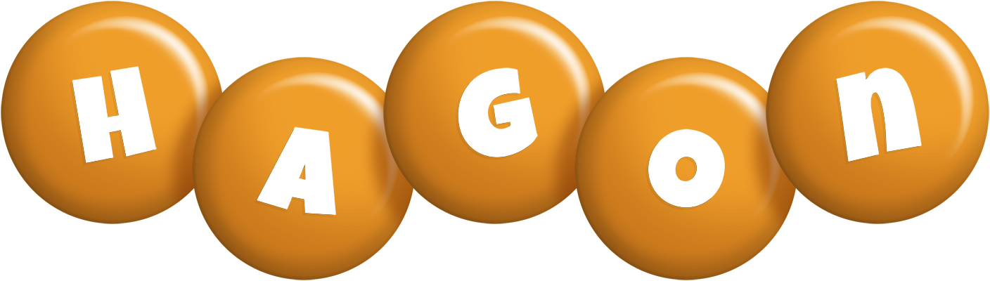 Hagon candy-orange logo
