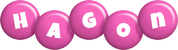 Hagon candy-pink logo