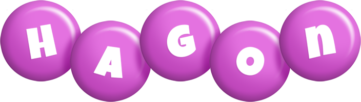 Hagon candy-purple logo