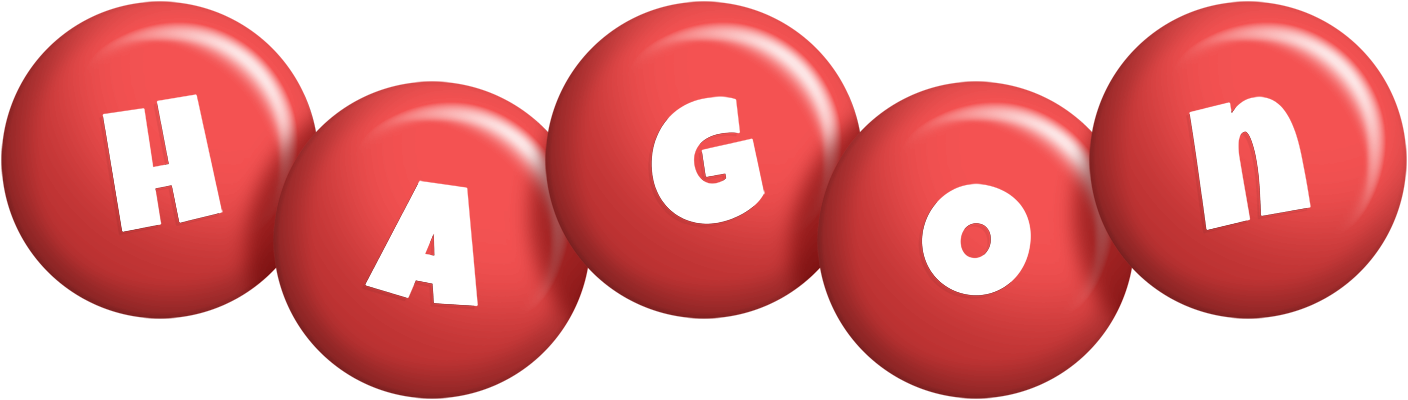 Hagon candy-red logo