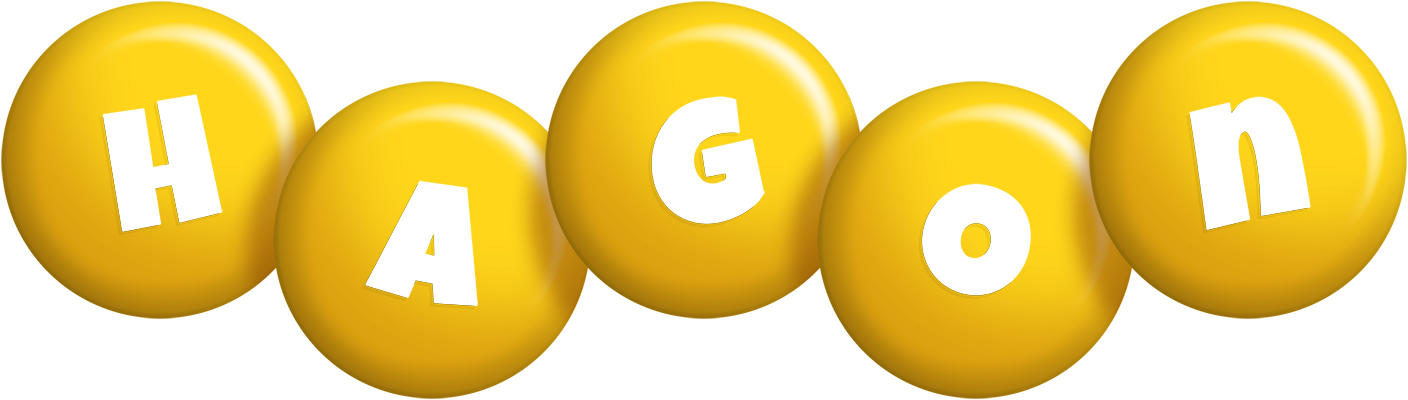 Hagon candy-yellow logo