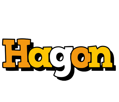 Hagon cartoon logo