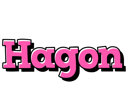 Hagon girlish logo