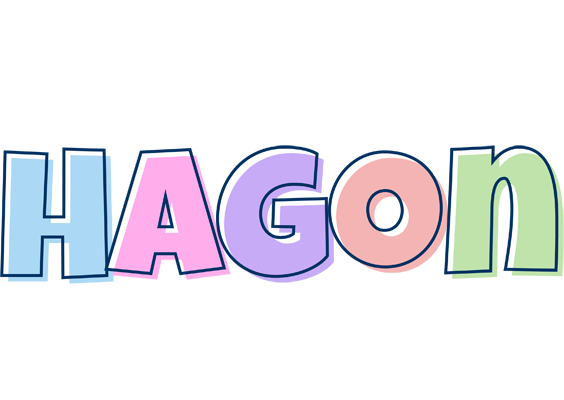 Hagon pastel logo