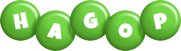 Hagop candy-green logo