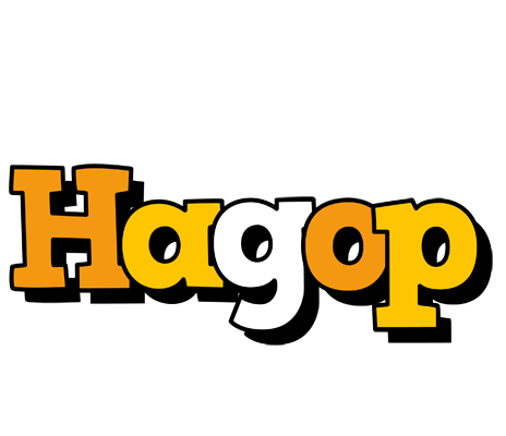 Hagop cartoon logo
