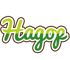 Hagop golfing logo