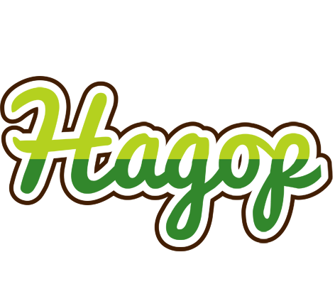 Hagop golfing logo