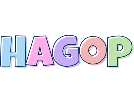 Hagop pastel logo
