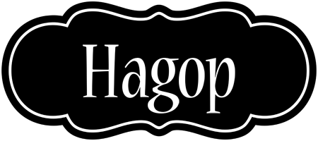 Hagop welcome logo