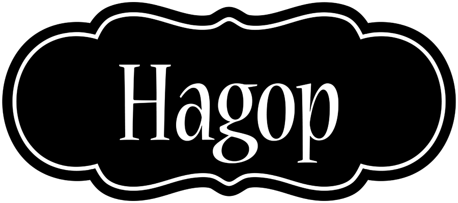 Hagop welcome logo