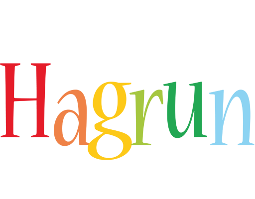 Hagrun birthday logo