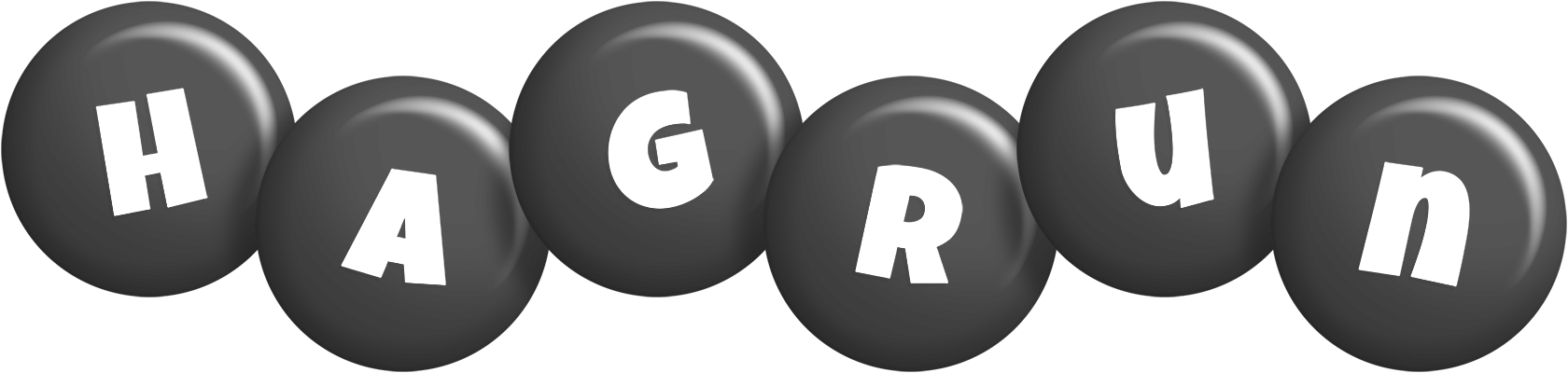 Hagrun candy-black logo