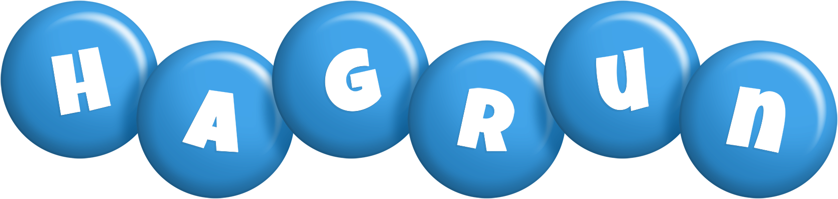 Hagrun candy-blue logo