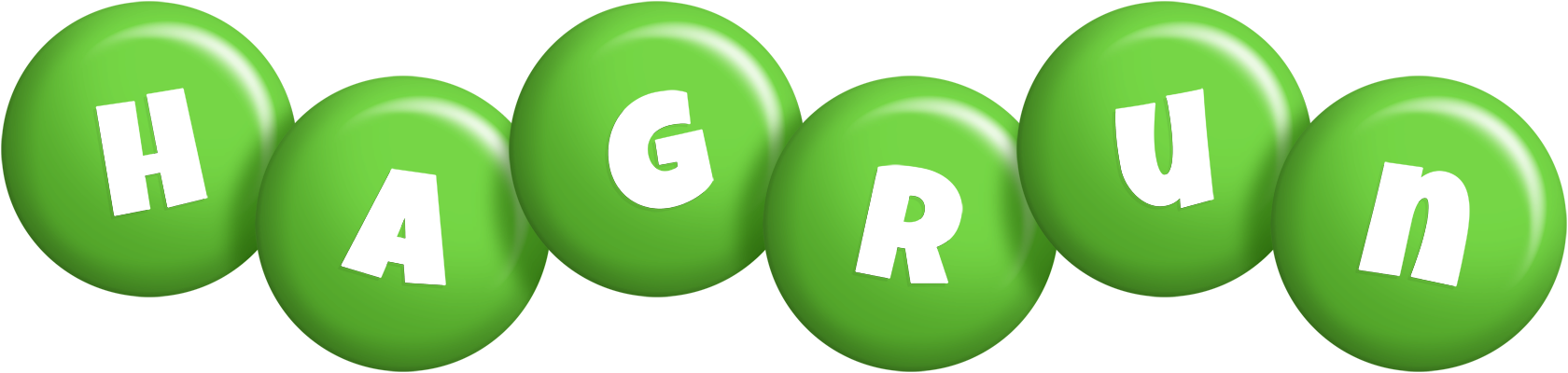 Hagrun candy-green logo