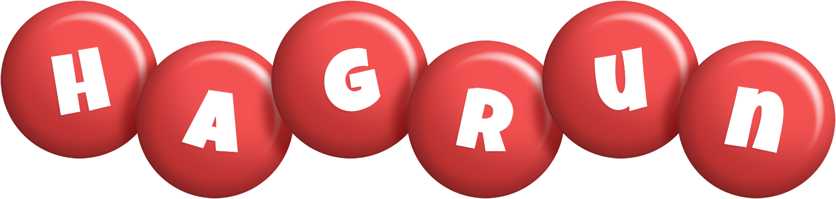 Hagrun candy-red logo