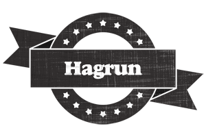 Hagrun grunge logo