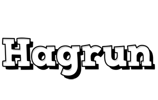 Hagrun snowing logo