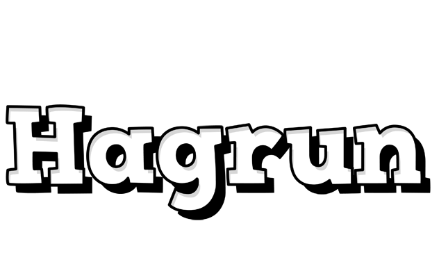 Hagrun snowing logo