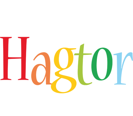 Hagtor birthday logo