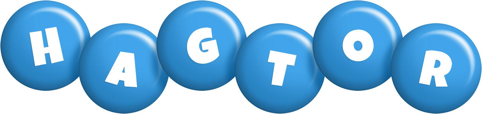 Hagtor candy-blue logo