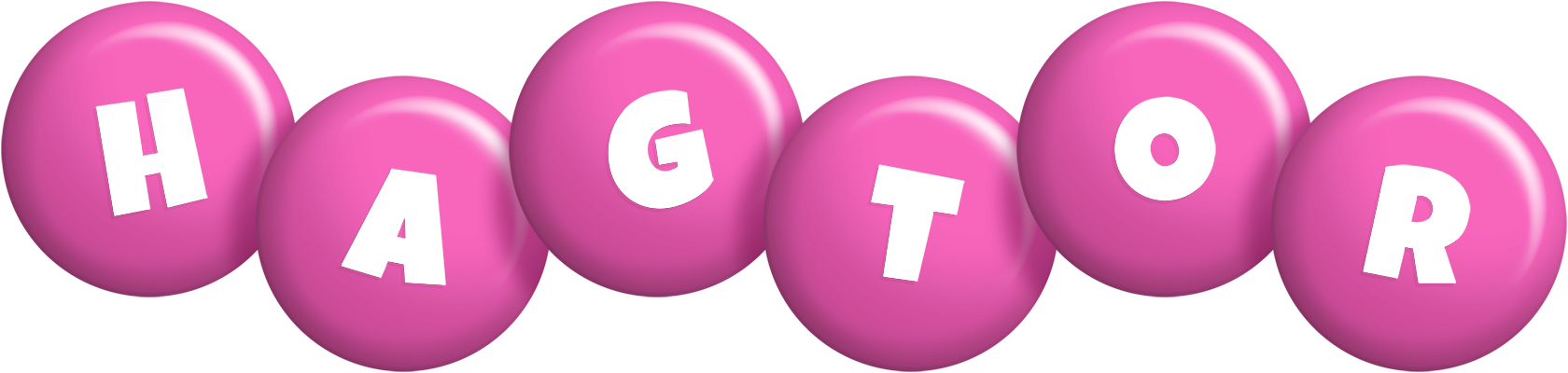 Hagtor candy-pink logo