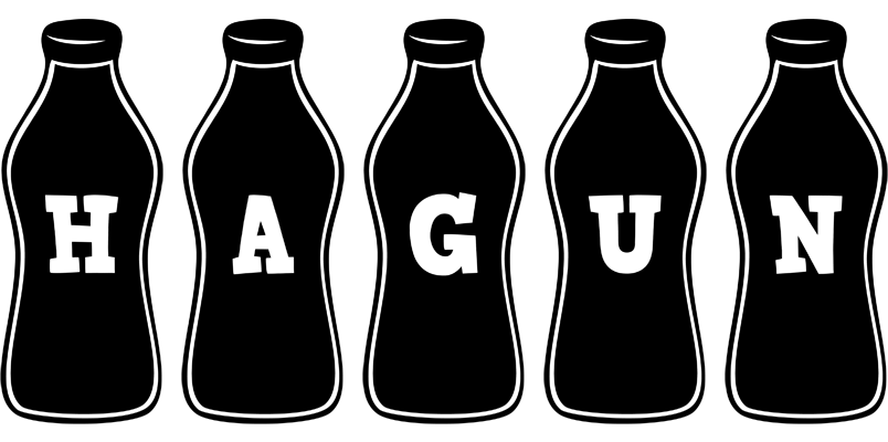 Hagun bottle logo