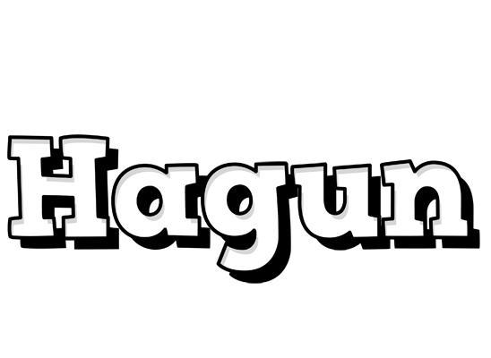 Hagun snowing logo