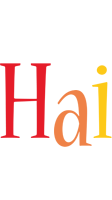 Hai birthday logo