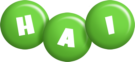 Hai candy-green logo