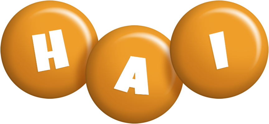 Hai candy-orange logo
